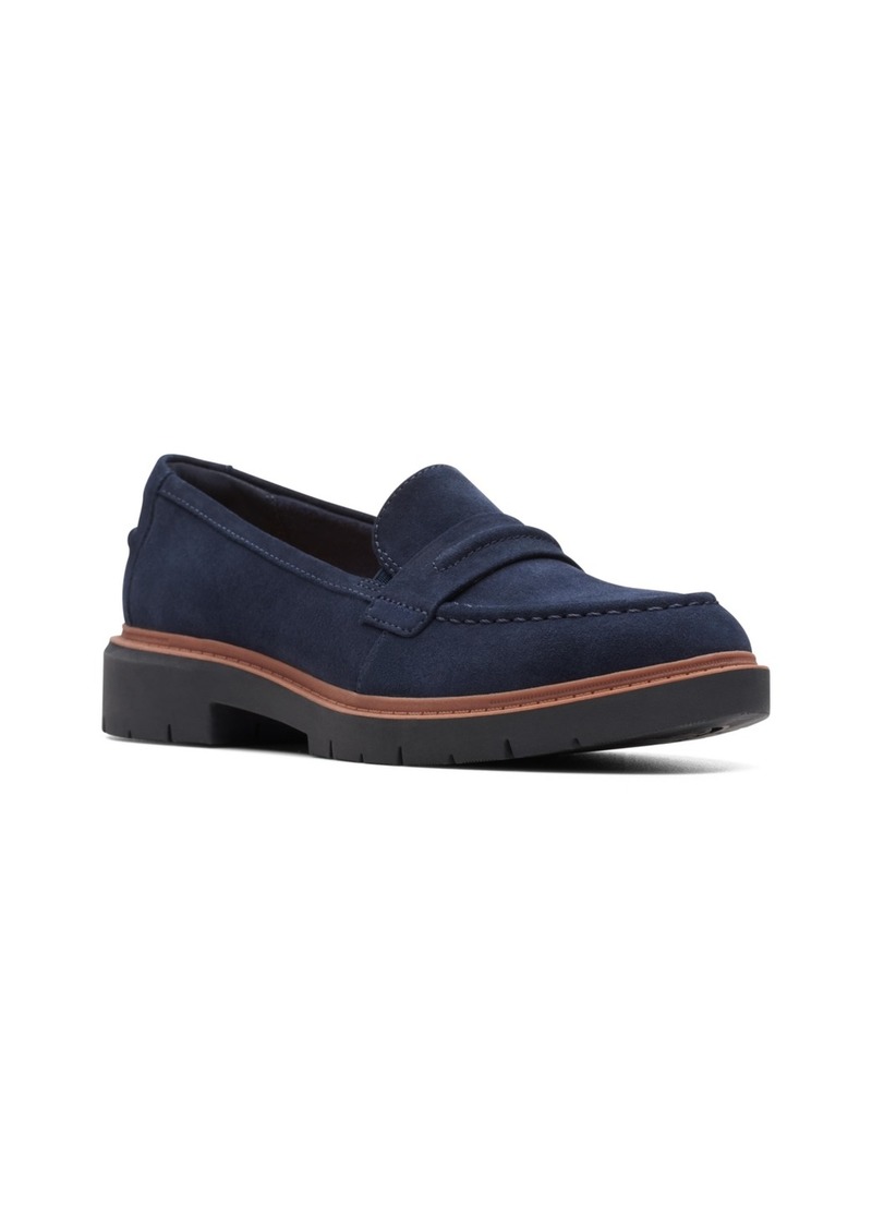 Clarks Women's Collection Westlynn Bay Shoes - Navy Suede