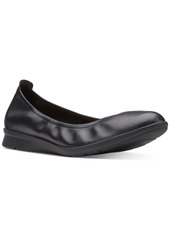 Clarks Women's Jenette Ease Slip-On Flats - Black Suede