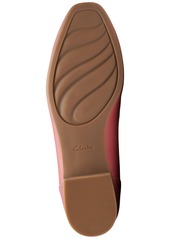 Clarks Women's Juliet Aster Slip On Loafer Flats - Rose Leather