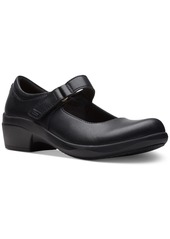 Clarks Women's Talene Ave Mary Jane Round-Toe Shoes - Black Patent