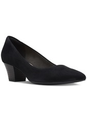 Clarks Women's Teresa Step Block-Heel Comfort Pumps - Black Tweed Combination