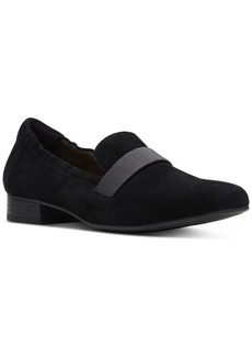Clarks Women's Tilmont Eve Slip-On Comfort Loafer Flats - Black