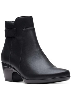 Clarks Emily Holly Womens Leather Dressy Booties