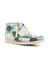 Clarks graphic-print suede boots