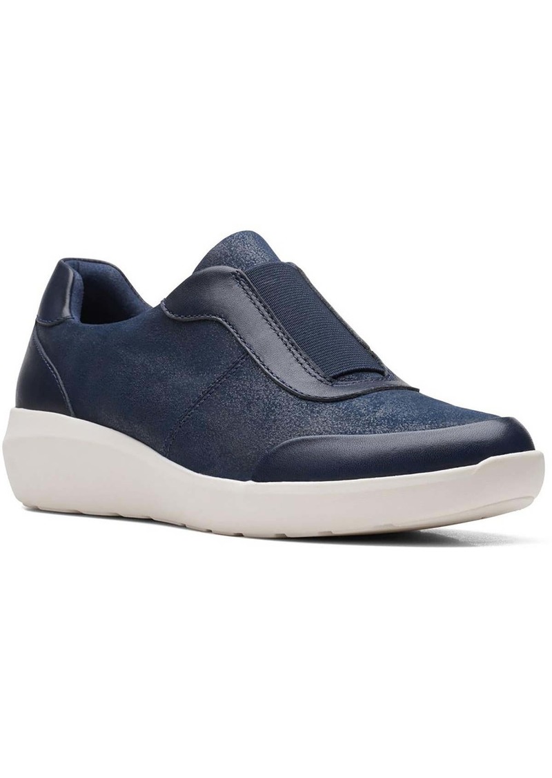 Clarks Kayleigh Peak Womens Leather Laceless Casual And Fashion Sneakers
