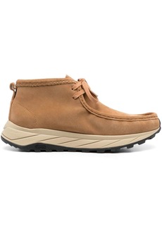 Clarks lace-up chunky-sole suede boots