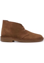 Clarks lace-up suede boots