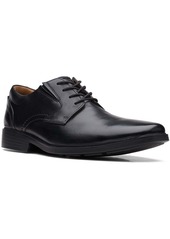 Clarks Mens Leather Lace-Up Oxfords