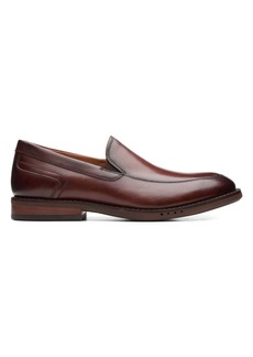 Clarks Men's Un Hugh Step Shoes In Brown Leather