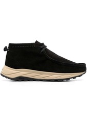 Clarks round-toe suede sneakers
