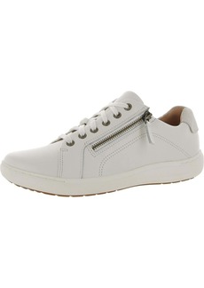 Clarks Womens Leather Lace Up Casual and Fashion Sneakers