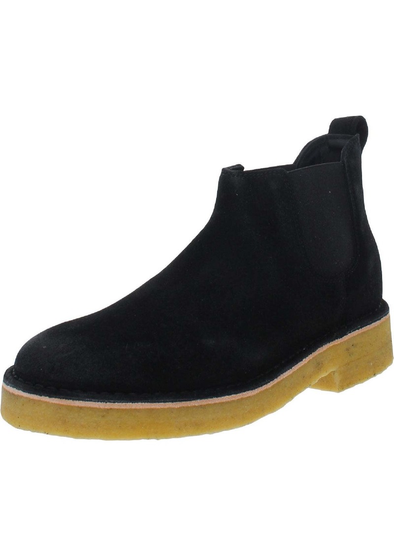 Clarks Womens Suede Ankle Chelsea Boots