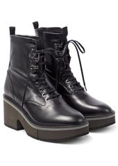 Clergerie Agnes leather lace-up boots