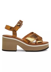 Clergerie Charlisr 40MM Leather Sandals