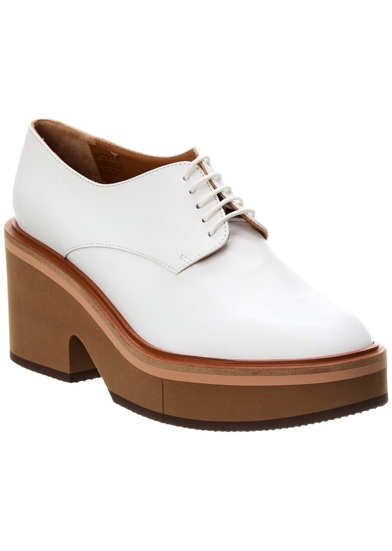 Clergerie Agathe Leather Platform Oxford