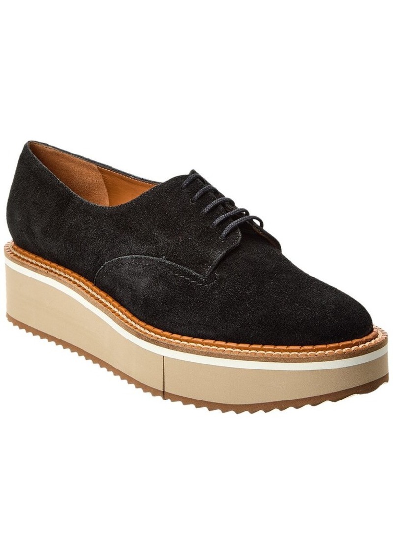 Clergerie Breme Suede Platform Loafer