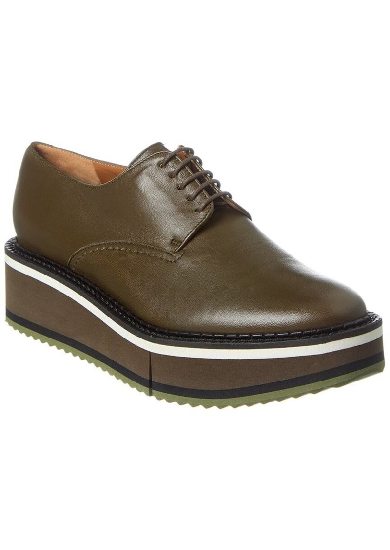 Clergerie Brook Leather Platform Oxford