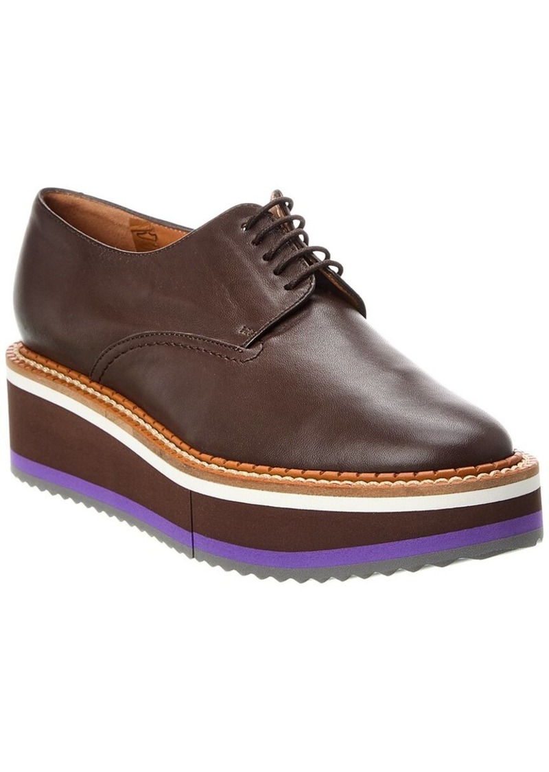 Clergerie Brook Leather Platform Oxford