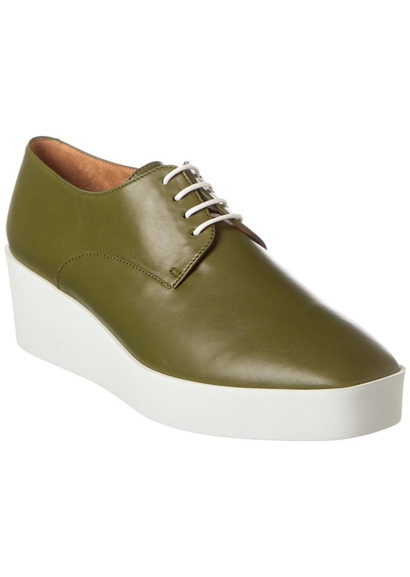 Clergerie Lindsey Leather Wedge Oxford