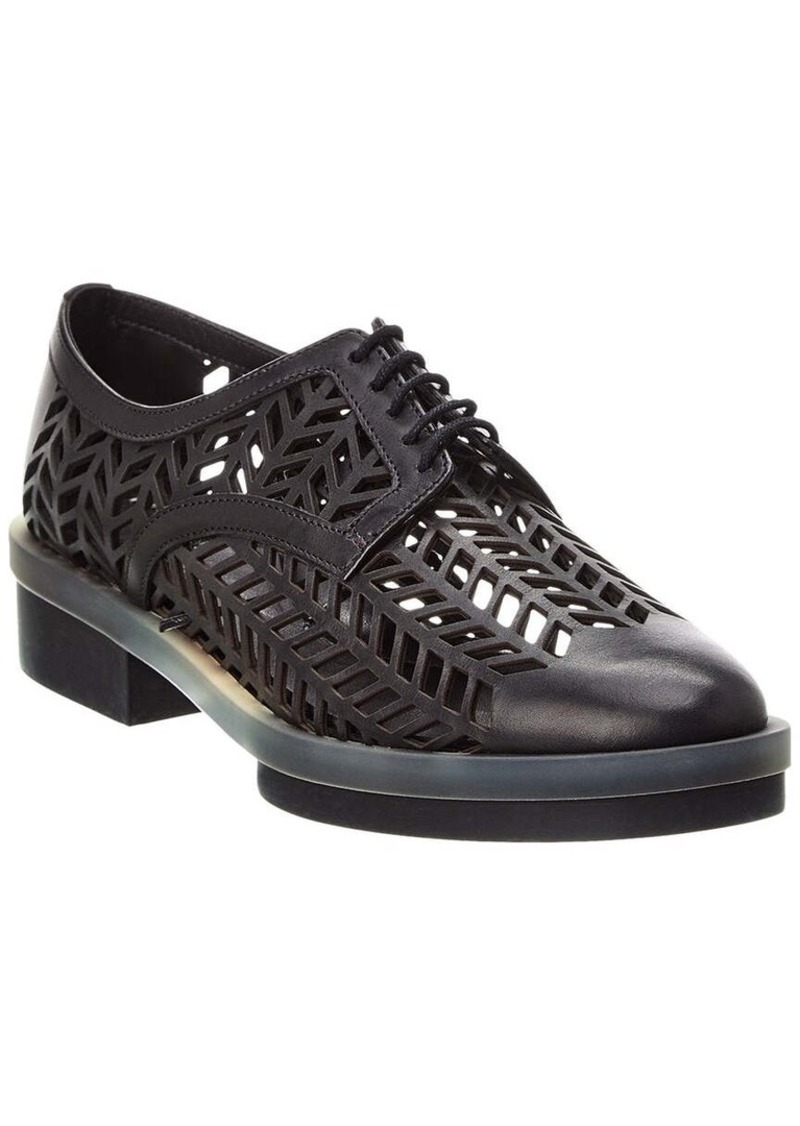 Clergerie Remie Cut-Out Leather Loafer