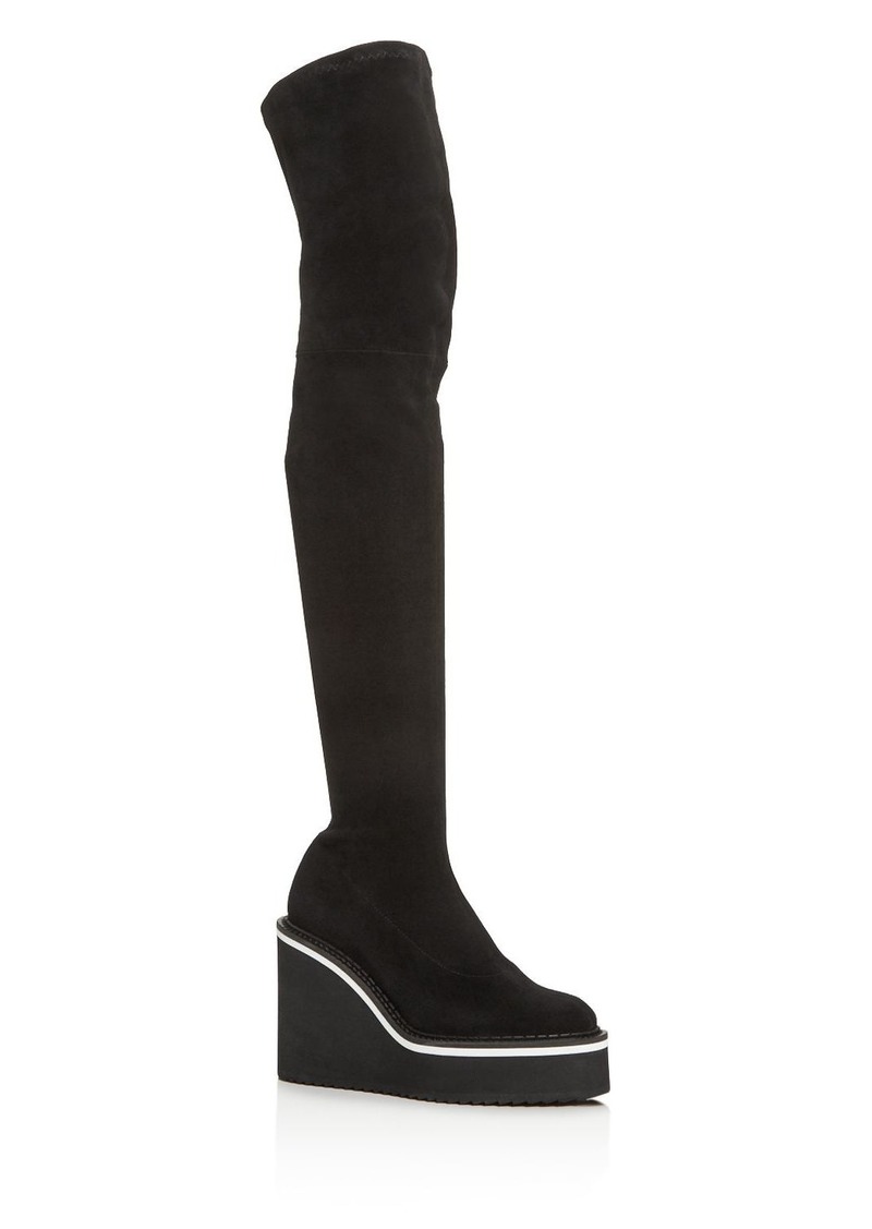 Clergerie Women's Belize Platform Wedge Over-the-Knee Boots 