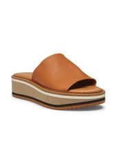 Clergerie Fast2 45MM Leather Wedge Sandals