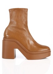 Clergerie Ninaa Leather Platform Ankle Boots
