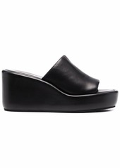 Clergerie open-toe leather mules
