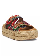 Clergerie Quinie 40MM Raffia Sandals