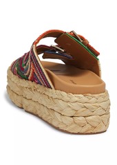 Clergerie Quinie 40MM Raffia Sandals