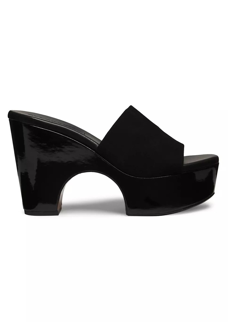 Clergerie View 65MM Patent Leather Mules