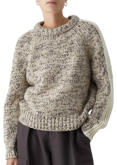 CLOSED Chunky Crew Neck Sweater In Nude