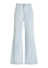 CLOSED - Aria Stretch-Cotton Pants - Blue - 31 - Moda Operandi
