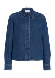 CLOSED - Denim Western Shirt - Blue - XS - Moda Operandi