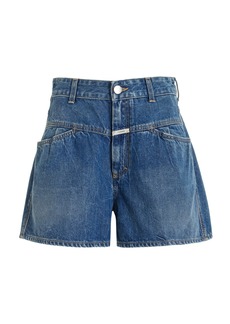 CLOSED - Jocy Cotton Shorts - Blue - 27 - Moda Operandi