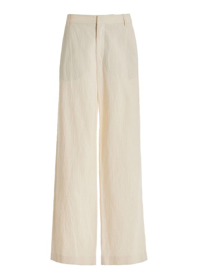 CLOSED - Jurdy Cotton-Linen Pants - Ivory - 31 - Moda Operandi