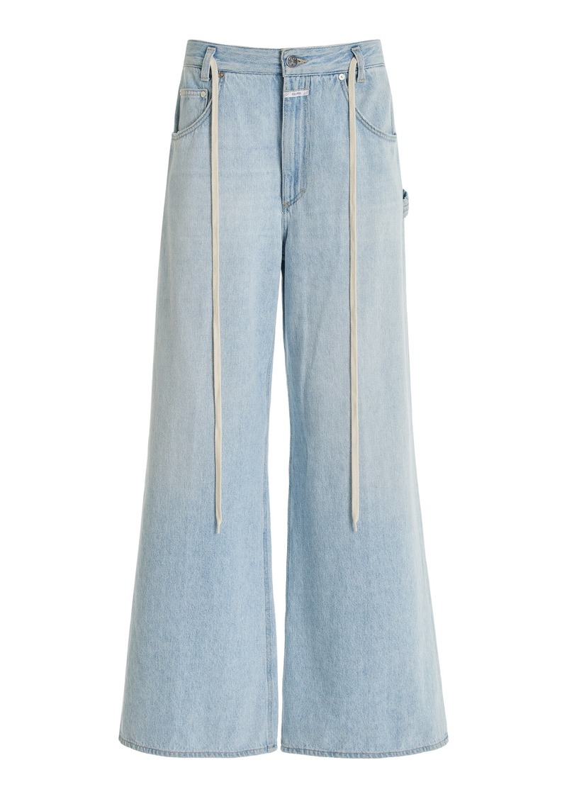 CLOSED - Morus Cotton Pants - Blue - 25 - Moda Operandi