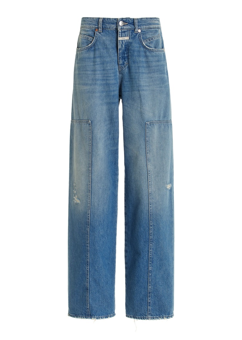 CLOSED - Nikka Cotton Pants - Blue - 26 - Moda Operandi