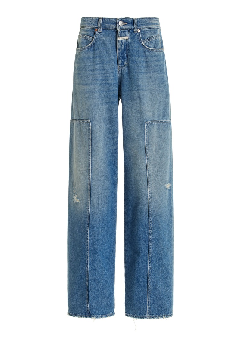 CLOSED - Nikka Cotton Pants - Blue - 31 - Moda Operandi