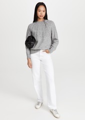 Closed Cable Knit Sweater