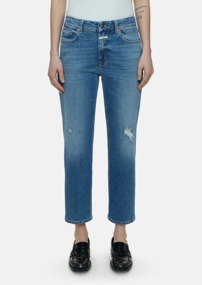 Closed Milo High Waist Ankle Slim Organic Cotton Jeans