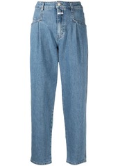 CLOSED high rise tapered-leg jeans