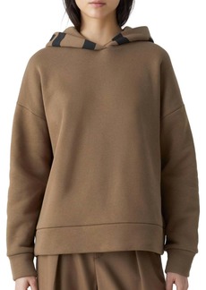 CLOSED Organic Cotton Hoodie In Golden Wood