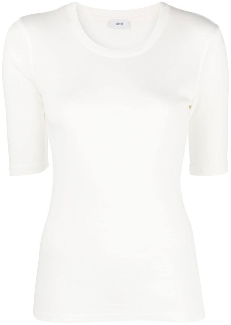CLOSED round-neck short-sleeved T-shirt