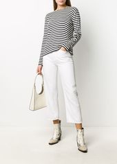 CLOSED striped long-sleeved T-shirt