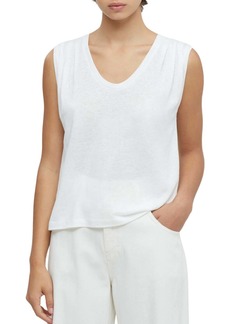 CLOSED Tencel And Linen Tank Top In White