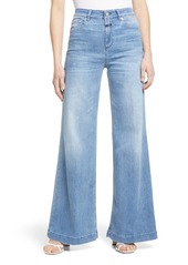 Closed Glow Up Flare Leg Jeans in Mid Blue at Nordstrom
