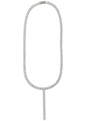 Cloverpost Mile 14K Plated Tennis Lariat Necklace