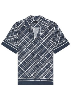 Club Monaco Border Grid Shirt
