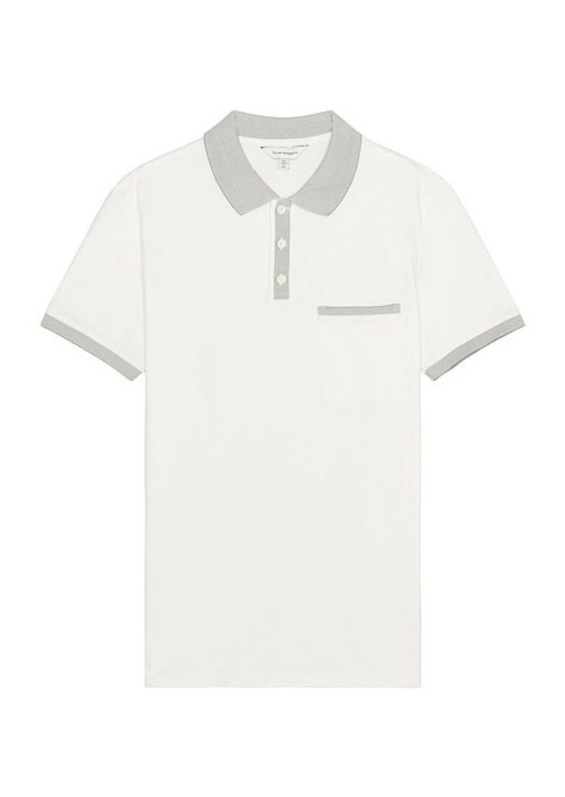 Club Monaco Feeder Collar Polo